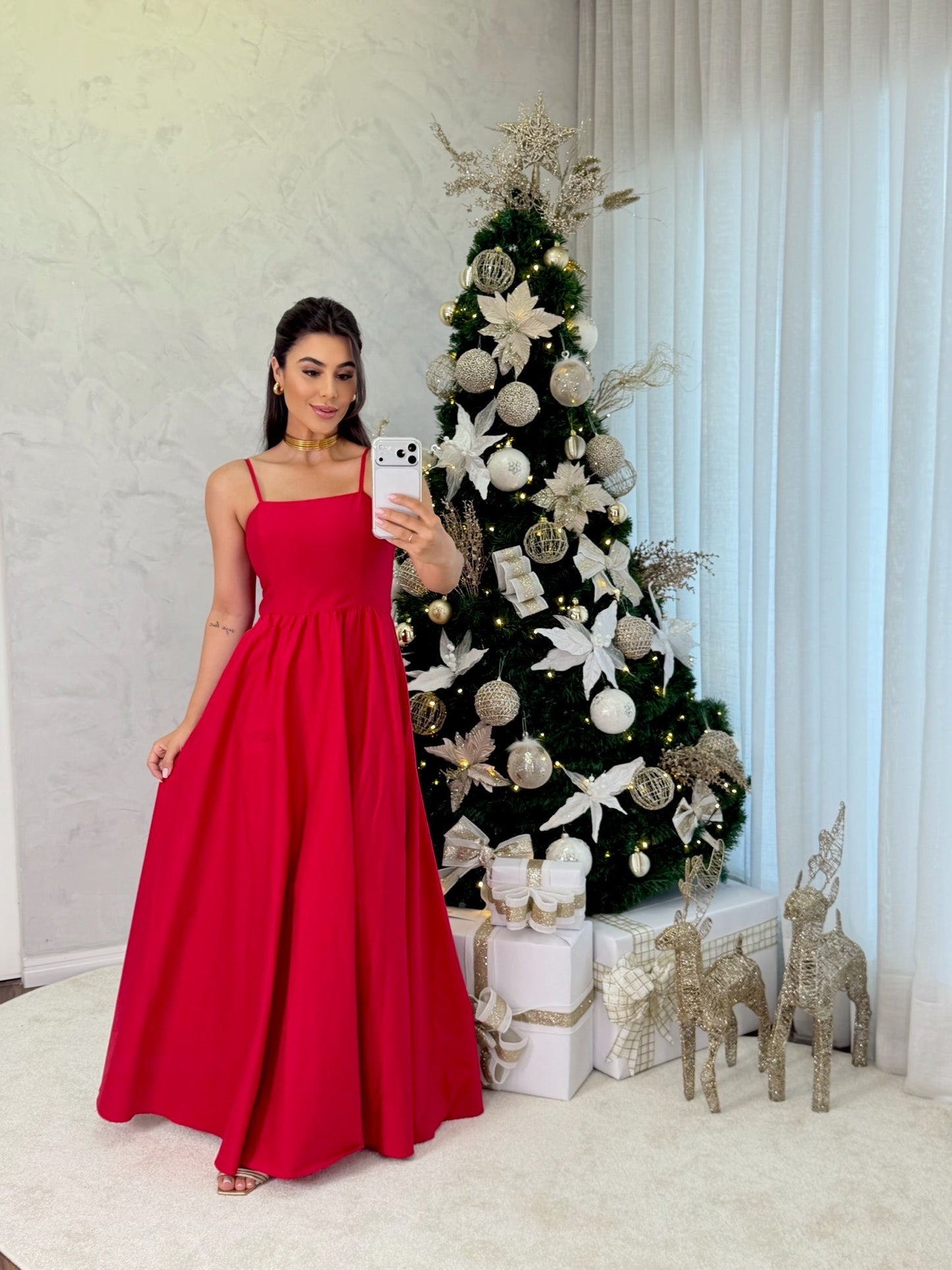 VESTIDO ALG DAY VERMELHO