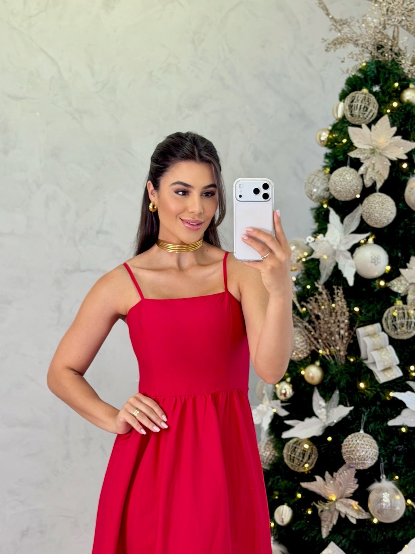 VESTIDO ALG DAY VERMELHO
